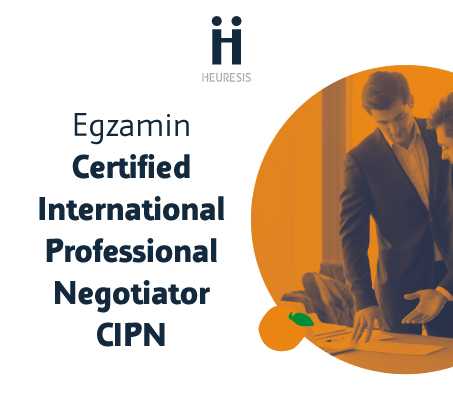 Egzamin Certified International Professional Negotiator (CIPN) - miesiąc